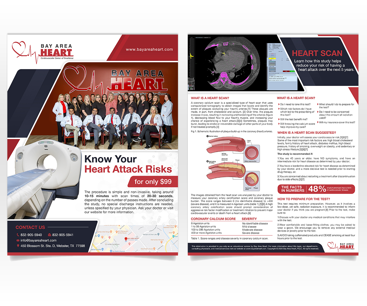 Flyer Design by Luniere Designs for Bay Area Heart | Design #24612720