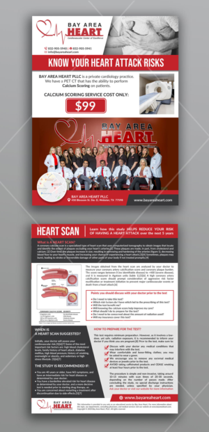 Flyer Design by DA. for Bay Area Heart | Design: #24611844