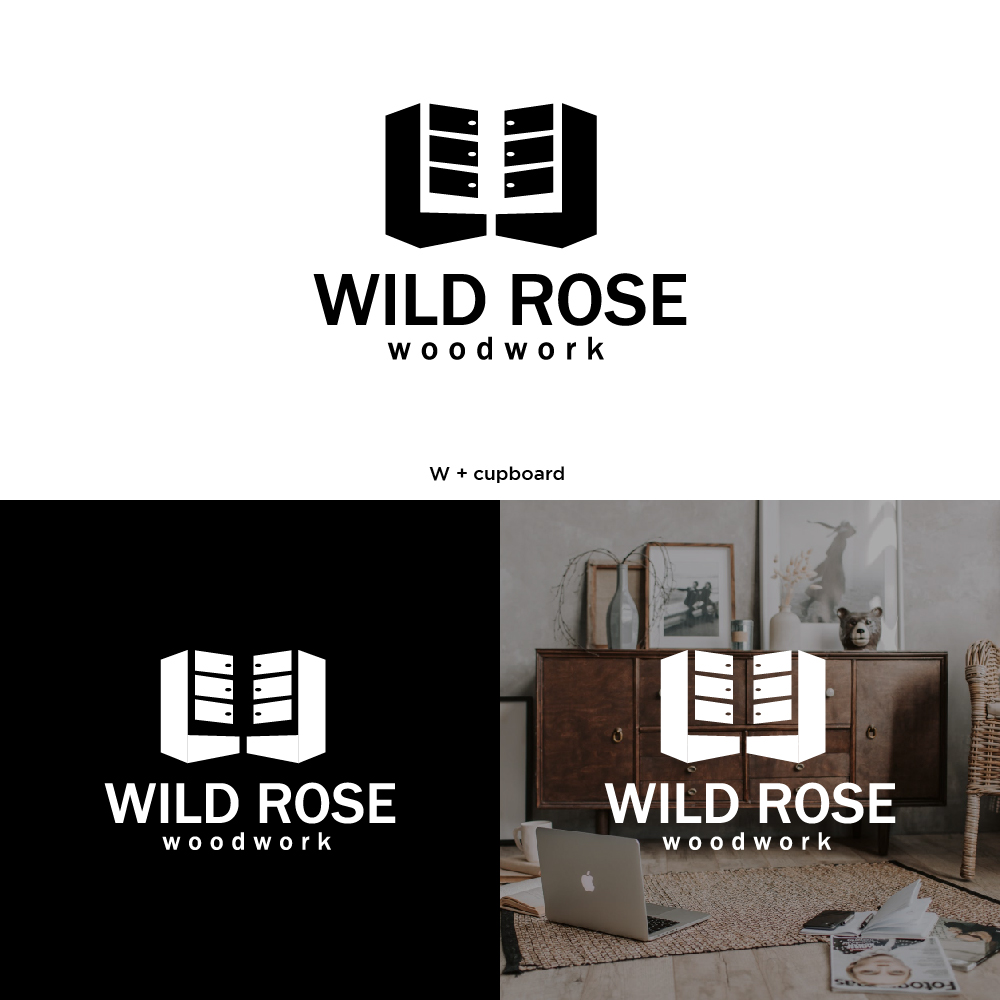 Logo Design by alitjuara for Wild Rose Woodwork, LLC | Design #24627956