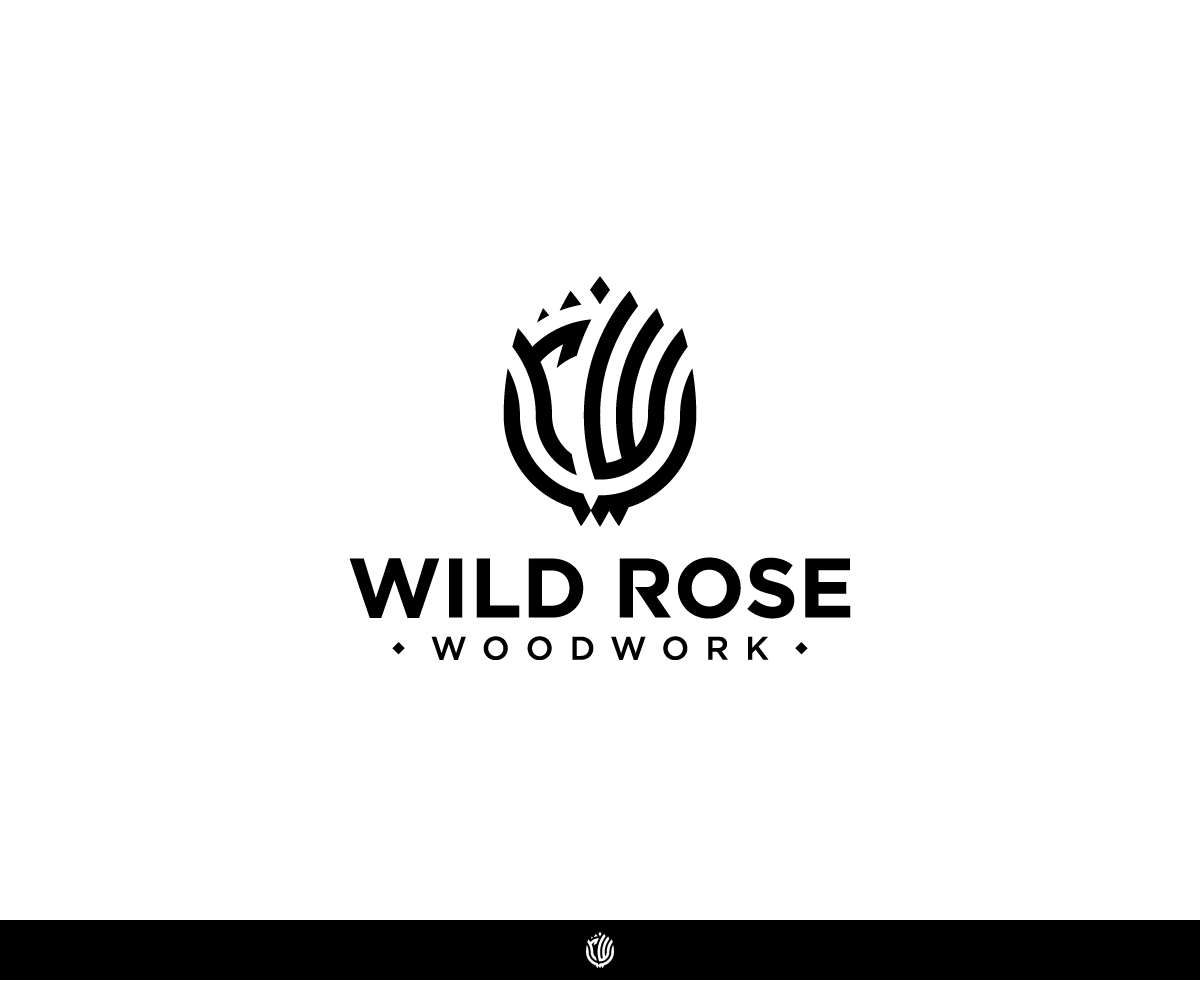Logo Design by NineOwl for Wild Rose Woodwork, LLC | Design #24622220