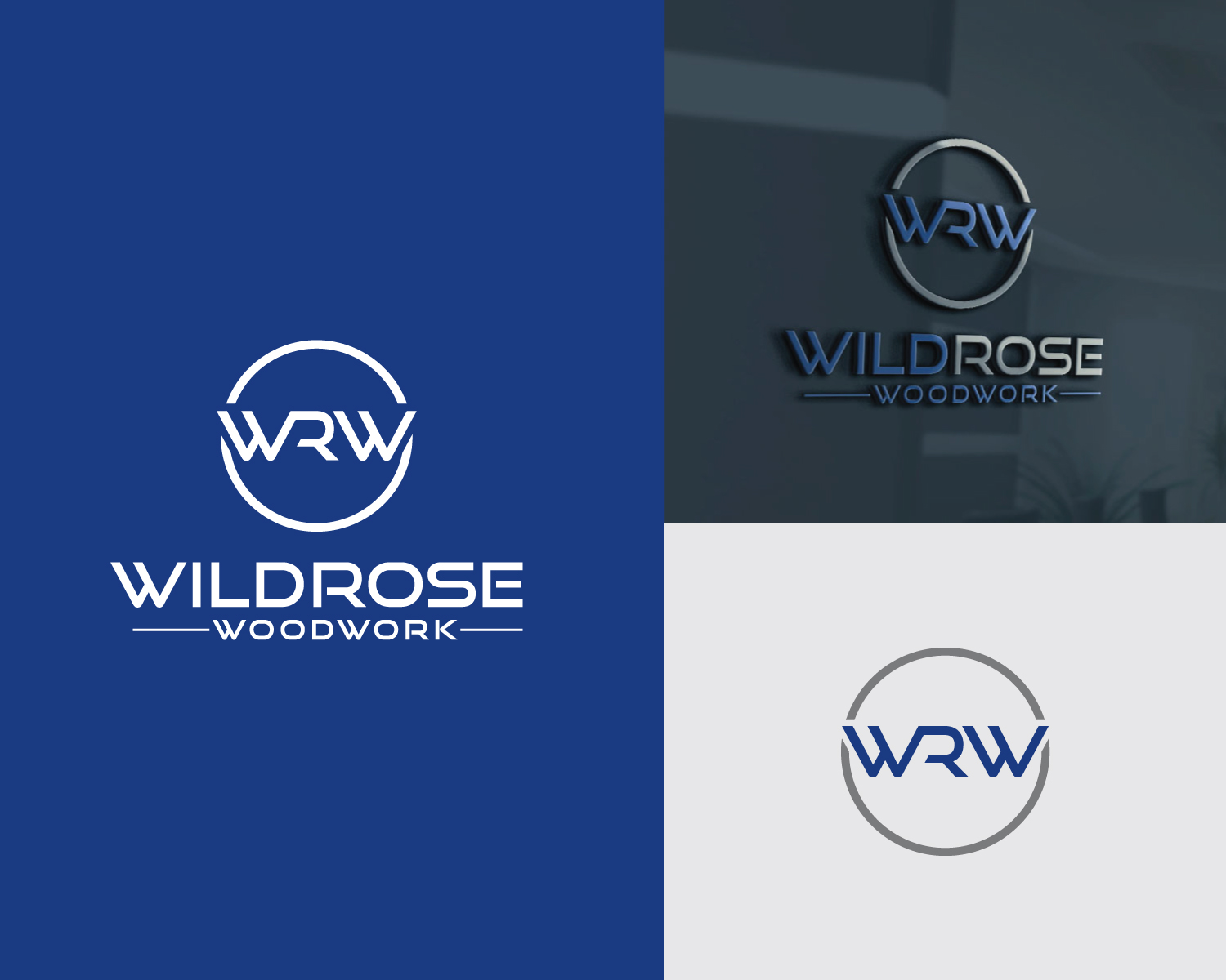 Logo Design by Atec for Wild Rose Woodwork, LLC | Design #24623015