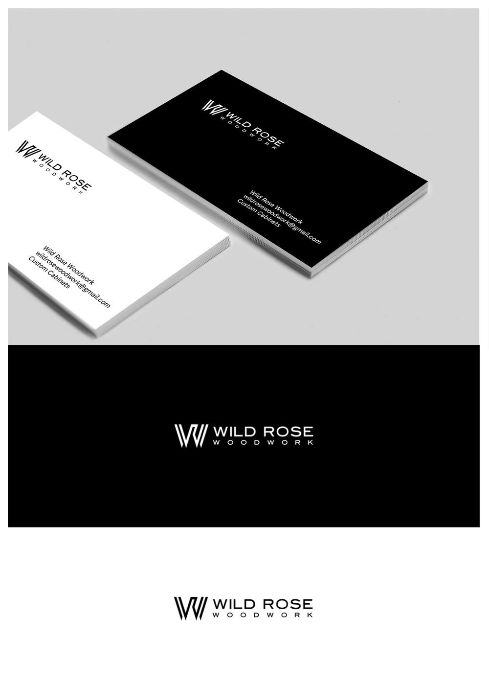 Design de Logo par goranvisnjic82 pour Wild Rose Woodwork, LLC | Design #24616427