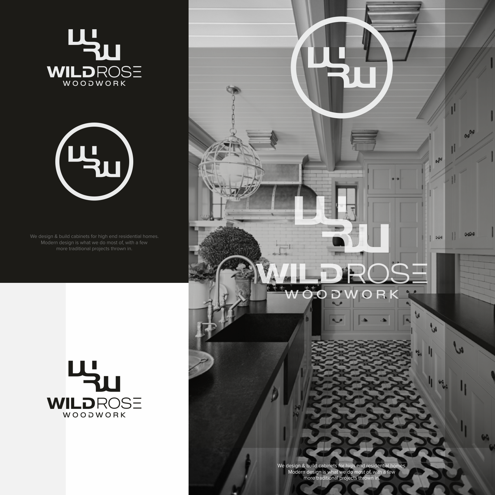 Logo Design by Sibyle for Wild Rose Woodwork, LLC | Design #24624950