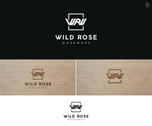 Logo Design by D_Mantra for Wild Rose Woodwork, LLC | Design #24621443