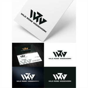 Logo Design by vintana for Wild Rose Woodwork, LLC | Design: #24618659