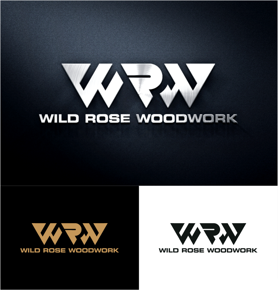 Logo Design by vintana for Wild Rose Woodwork, LLC | Design #24620527