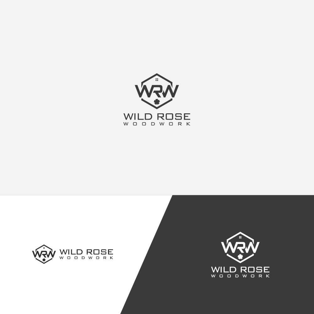 Logo Design by AL-BARAKAH for Wild Rose Woodwork, LLC | Design #24620091