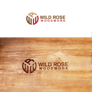 Logo Design by Maxo-Biz for Wild Rose Woodwork, LLC | Design: #24625093
