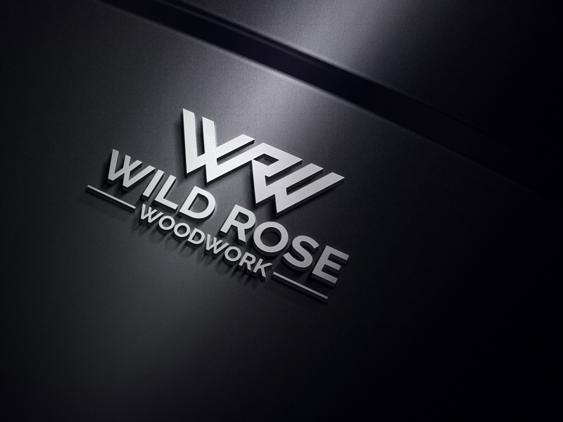 Logo Design by monmon for Wild Rose Woodwork, LLC | Design #24617057