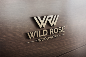 Logo Design by monmon for Wild Rose Woodwork, LLC | Design: #24617100