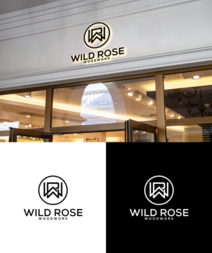 Logo Design by FRAYA DESIGN for Wild Rose Woodwork, LLC | Design: #24629368