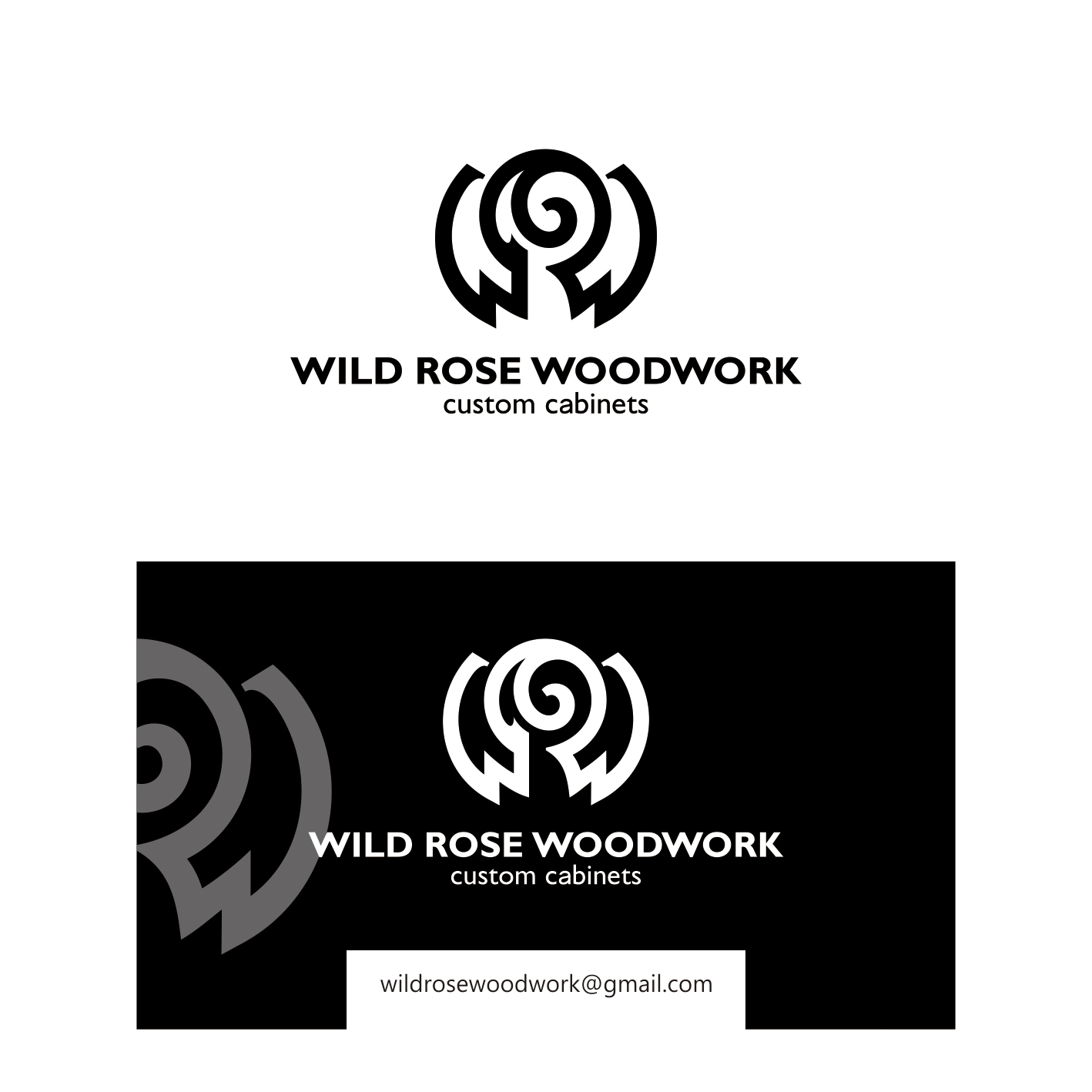 Logo Design by Jagoan for Wild Rose Woodwork, LLC | Design #24628502