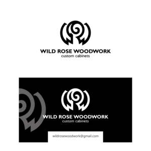 Logo Design by Jagoan for Wild Rose Woodwork, LLC | Design: #24628502