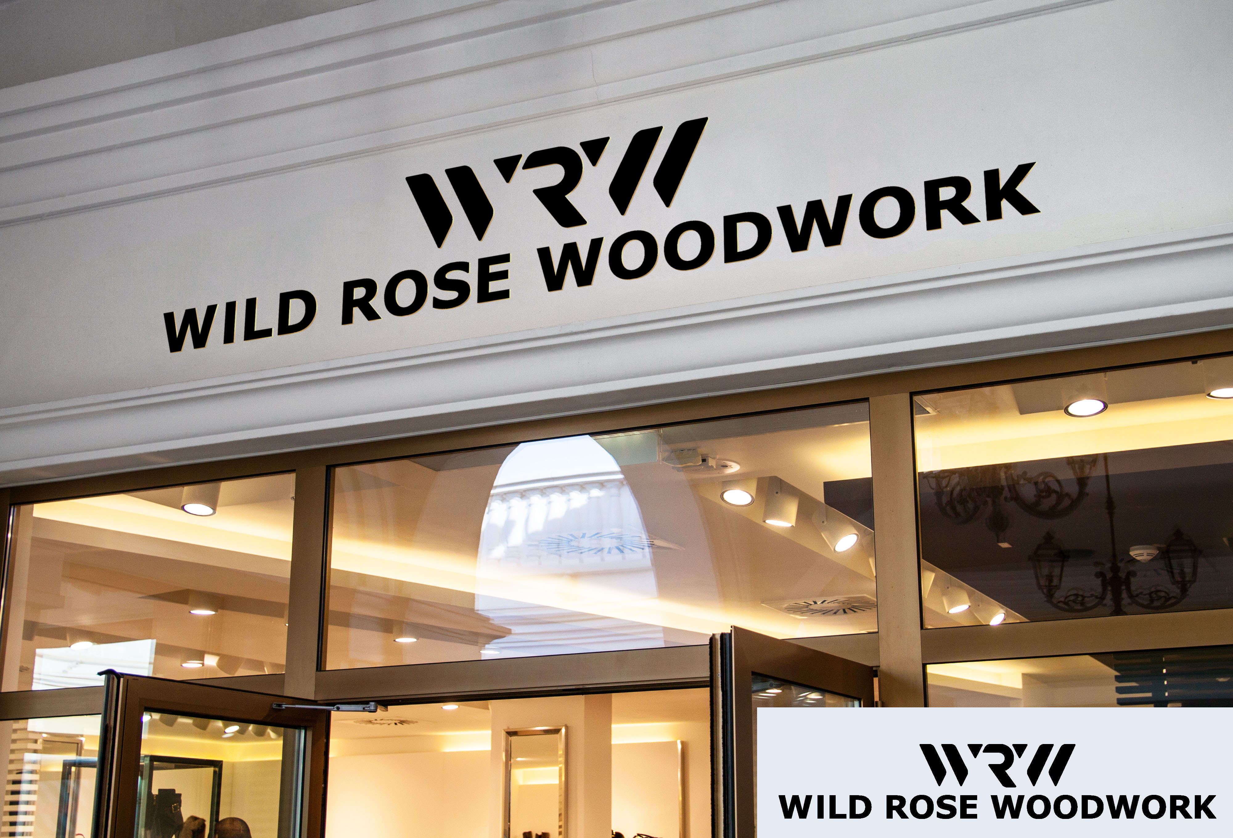 Logo Design by designadnn for Wild Rose Woodwork, LLC | Design #24631086