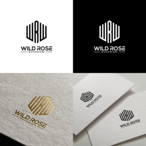 Logo Design by galang1996 2 for Wild Rose Woodwork, LLC | Design: #24614242