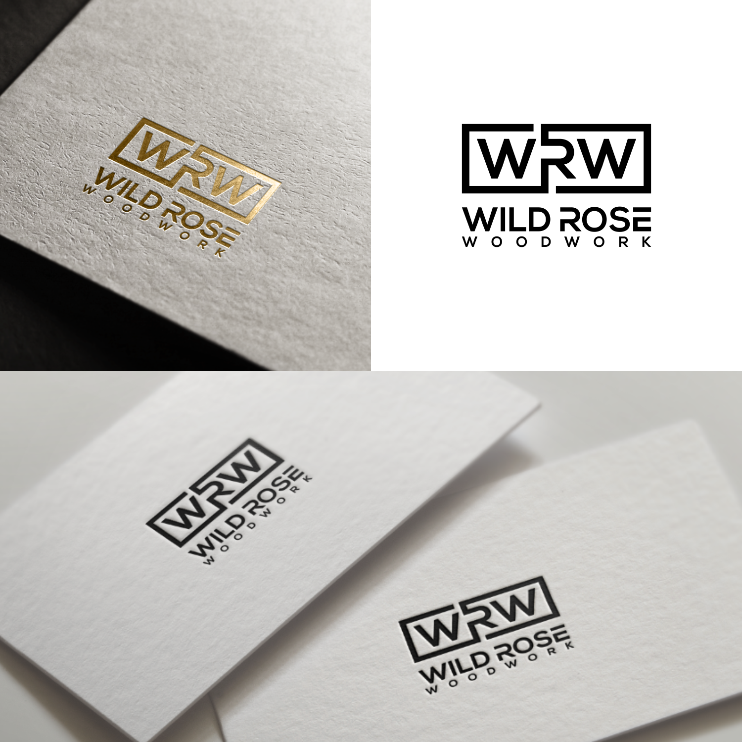 Logo Design by galang1996 2 for Wild Rose Woodwork, LLC | Design #24614243