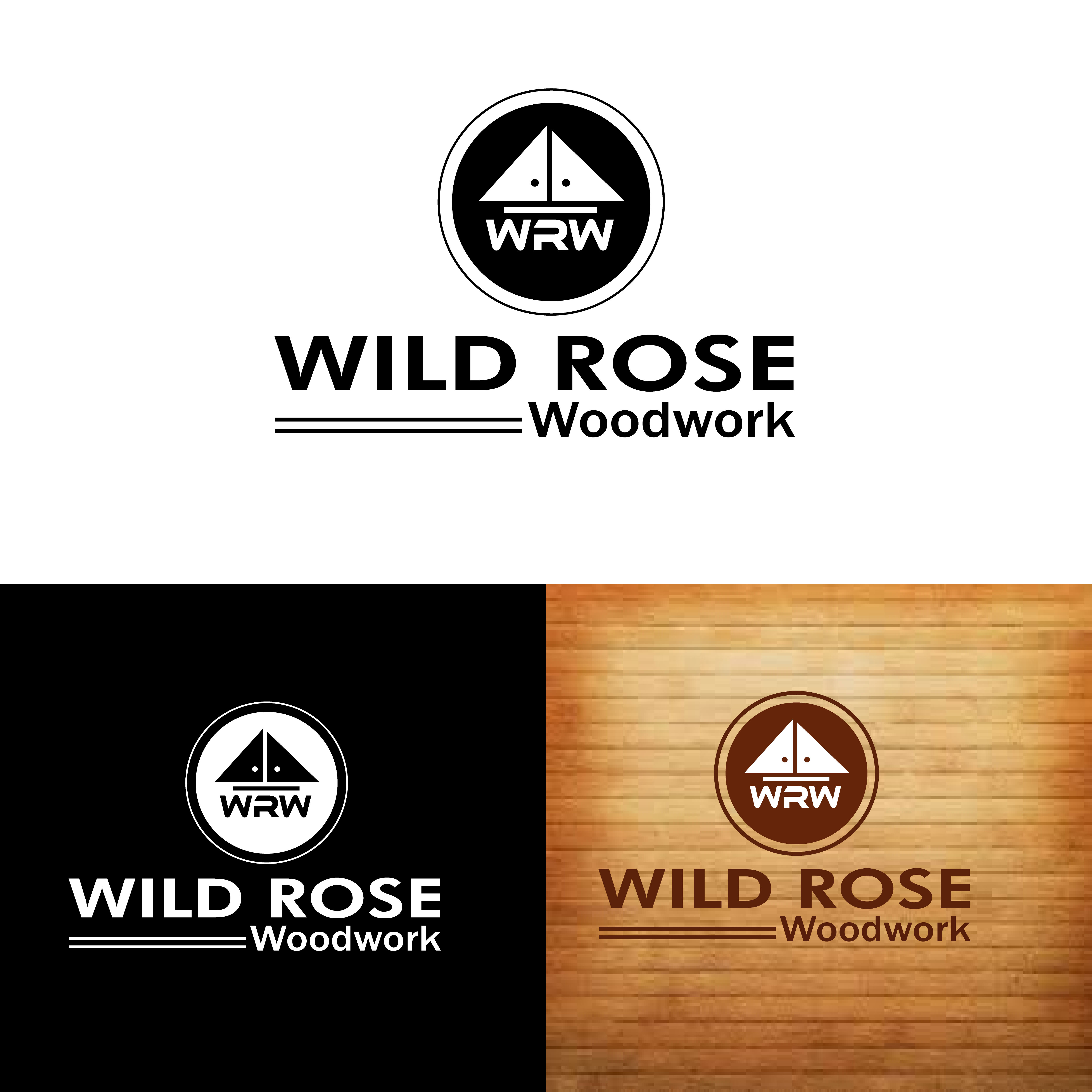 Design de Logo par Quratulain 25 pour Wild Rose Woodwork, LLC | Design #24617581