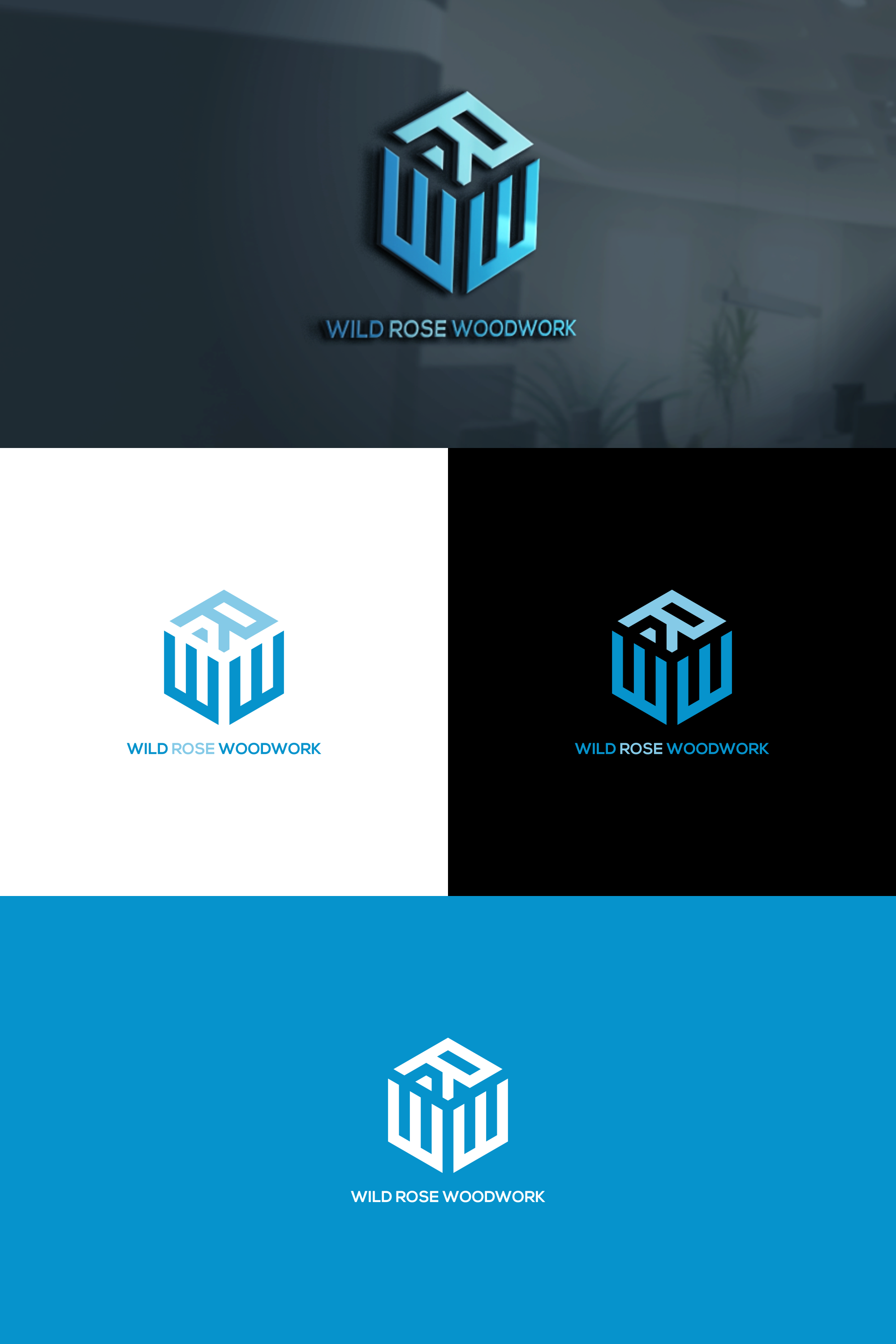 Logo Design by larasati for Wild Rose Woodwork, LLC | Design #24621518