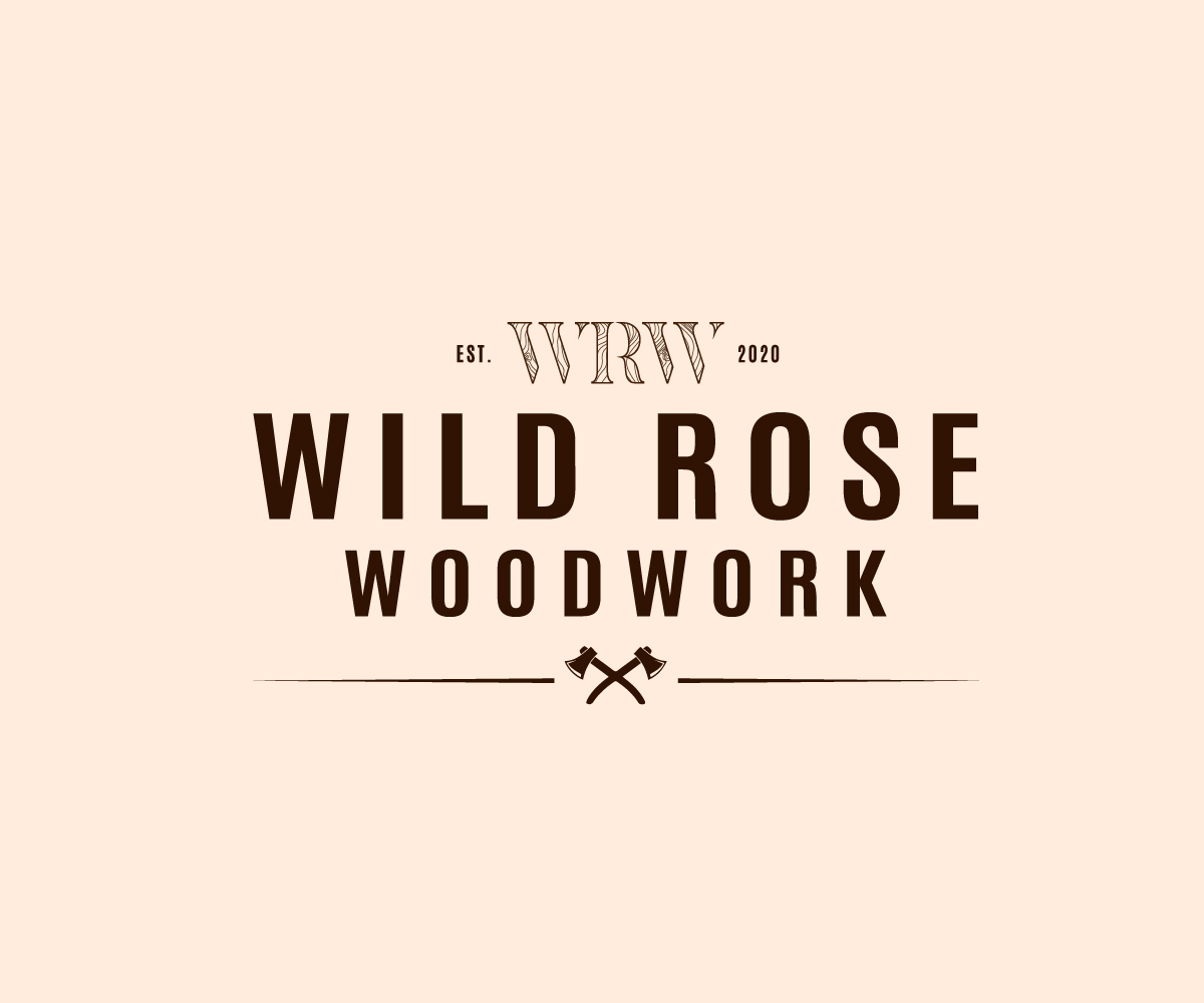 Logo Design by Allen Designs for Wild Rose Woodwork, LLC | Design #24628707