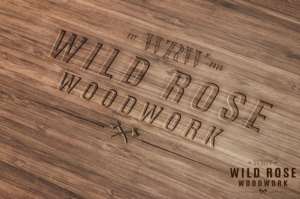 Logo Design by Allen Designs for Wild Rose Woodwork, LLC | Design: #24628709