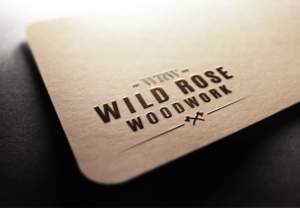 Logo Design by Allen Designs for Wild Rose Woodwork, LLC | Design: #24628711