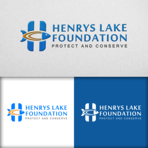 Henrys Lake Foundation     *optional text- Protect and Conserve | Logo Design by dk_Grafika