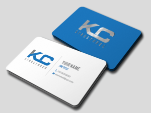 KC Structures Inc Business cards | Business Card Design by Riz'