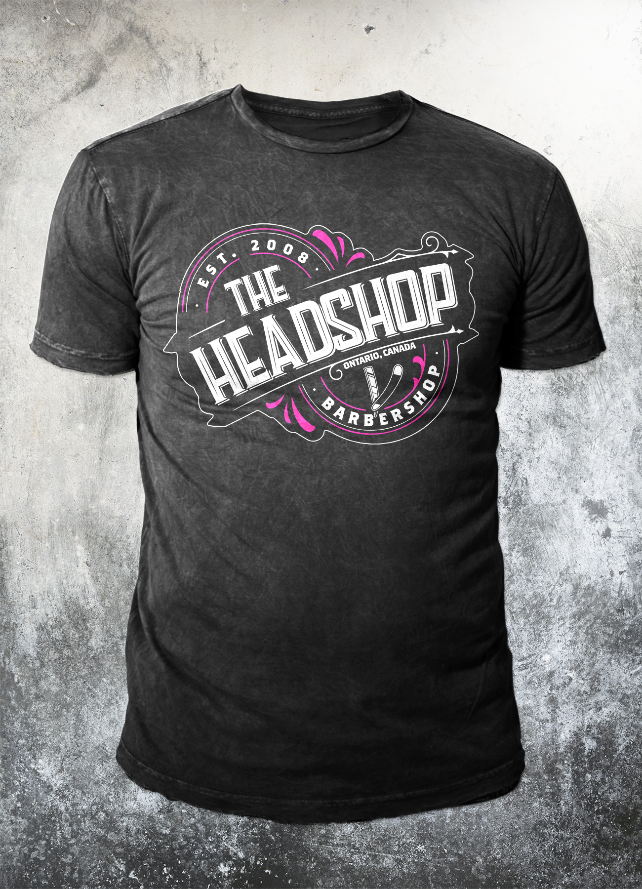T-Shirt-Design von badpixelarts für The Head Shop Barbershop | Design #24631801