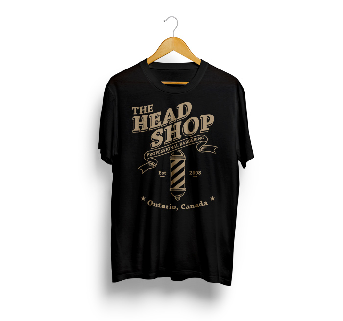 Design de T-shirt par HELLOCRUNK pour The Head Shop Barbershop | Design #24651417