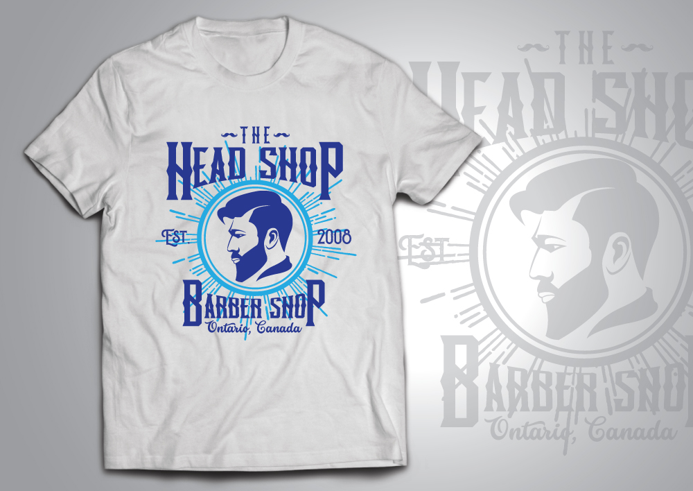 Design de T-shirt par William 29 pour The Head Shop Barbershop | Design #24663560