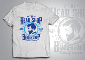 T-shirt Design by William 29 for The Head Shop Barbershop | Design: #24663560