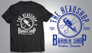 T-shirt Design by William 29 for The Head Shop Barbershop | Design: #24663561