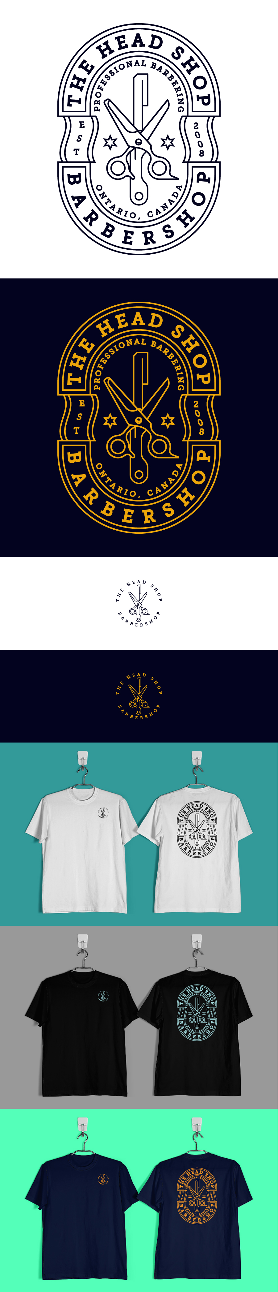 T-shirt Design by 1Concept for The Head Shop Barbershop | Design #24647978