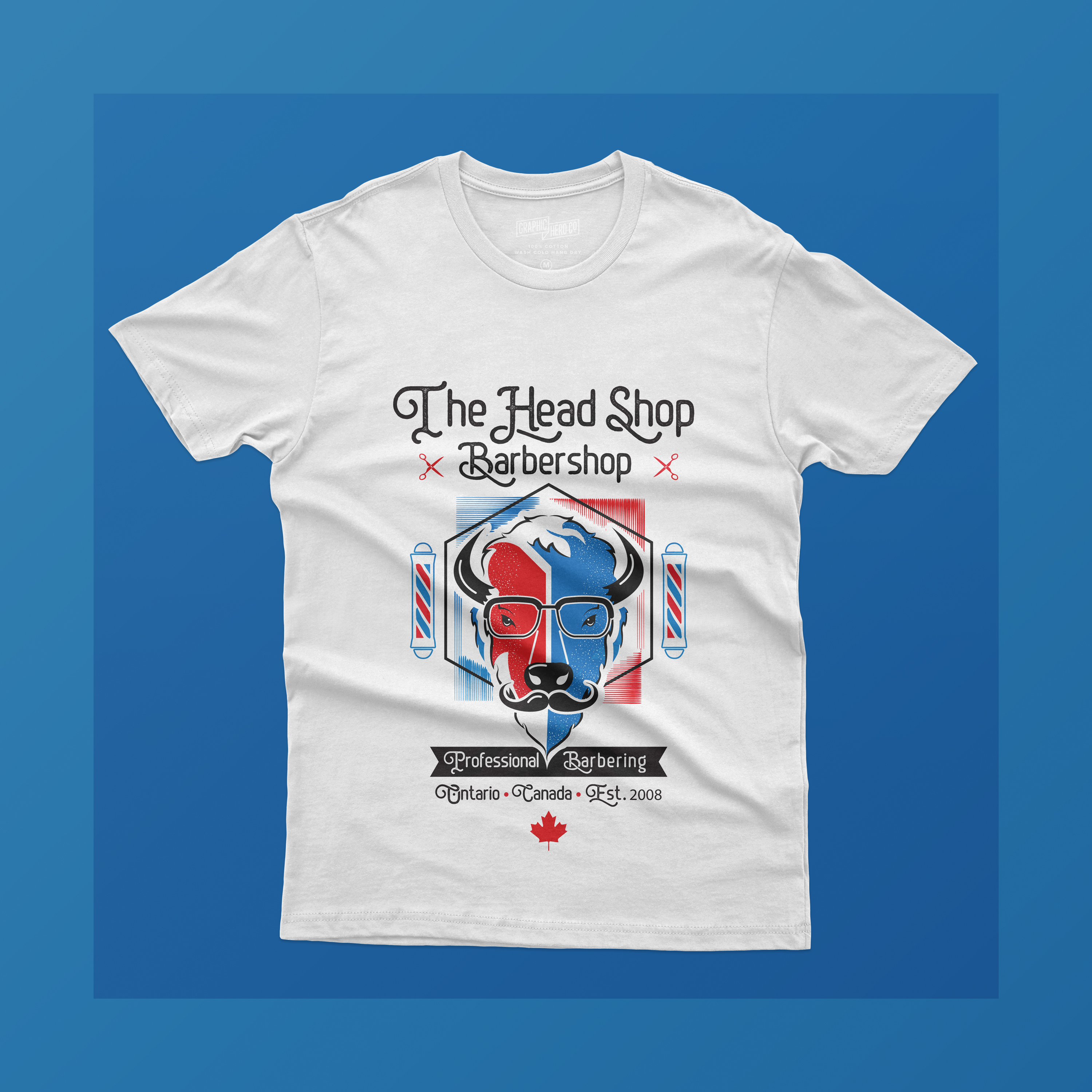 T-shirt Design by jas valencia for The Head Shop Barbershop | Design #24628061