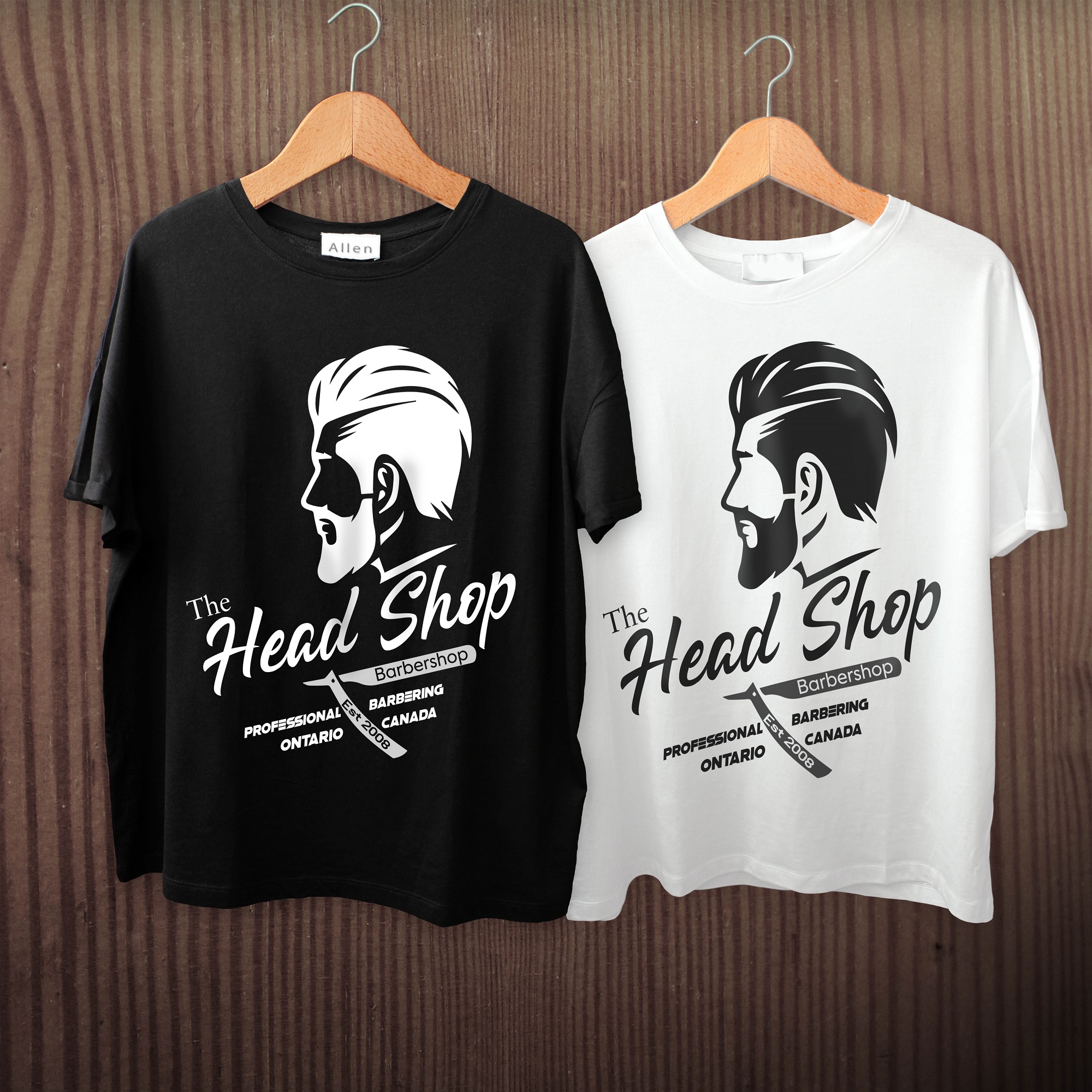 Design de T-shirt par Allen Designs pour The Head Shop Barbershop | Design #24647963