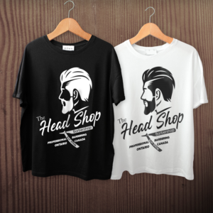 T-shirt Design by Allen Designs for The Head Shop Barbershop | Design: #24647963