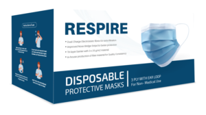 Packaging Design for Face Mask Box | Design Emballage par Rongbaaz
