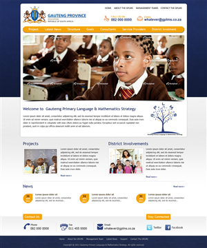 Gauteng Primary Language & Mathematics Strategy | Web Design by ShreejiAkshar
