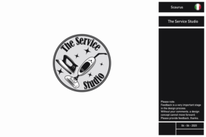The Service Studio | Logo Design by InkThink by Scaurus