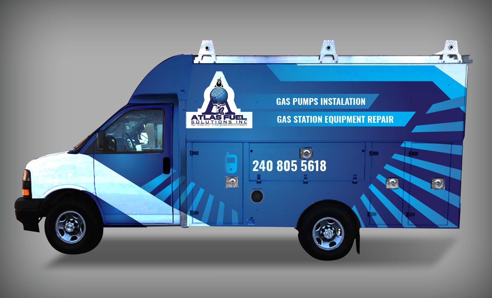 Diseño Gráfico por MNM para Atlas Fuel Solutions INC. | Diseño #24656057