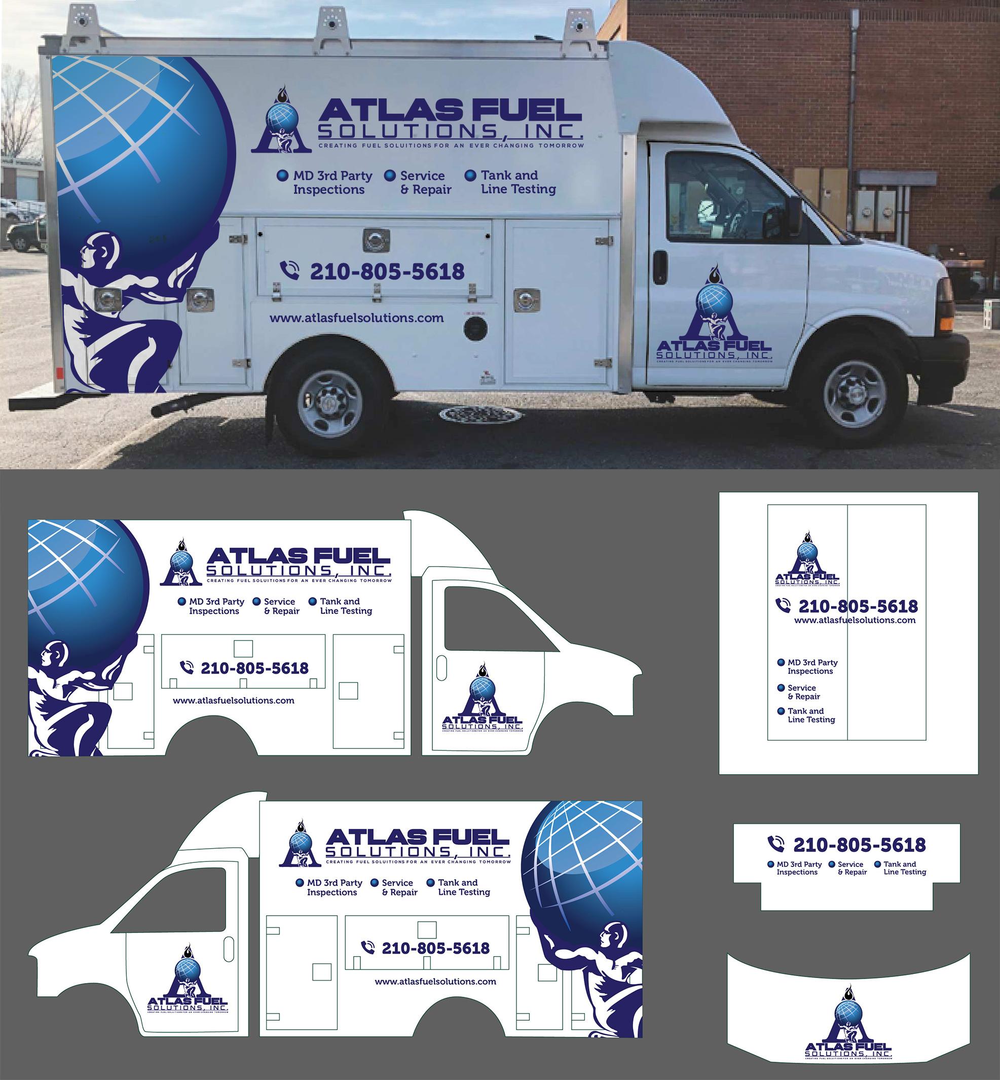 Graphic Design by Impressive Solutions for Atlas Fuel Solutions INC. | Design #24629689