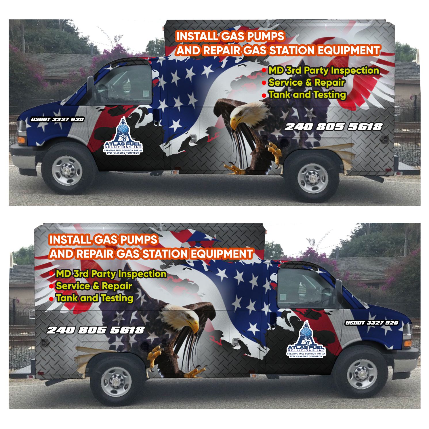Graphic Design by teslaone for Atlas Fuel Solutions INC. | Design: #24764222