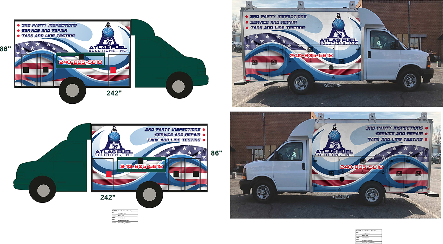 Graphic Design by icirotrisna for Atlas Fuel Solutions INC. | Design #24645451