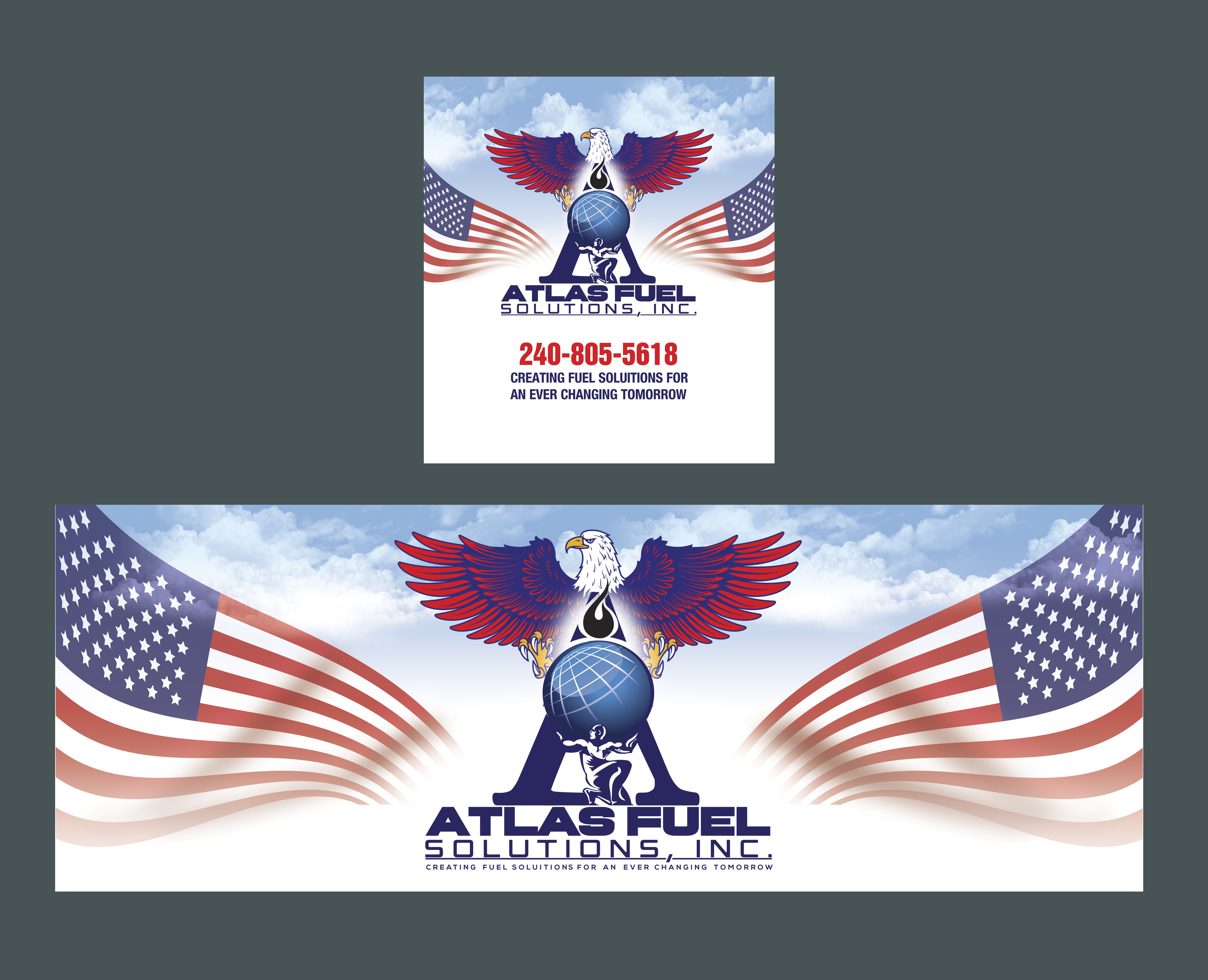 Graphic Design by Grafix Hive for Atlas Fuel Solutions INC. | Design #24755924
