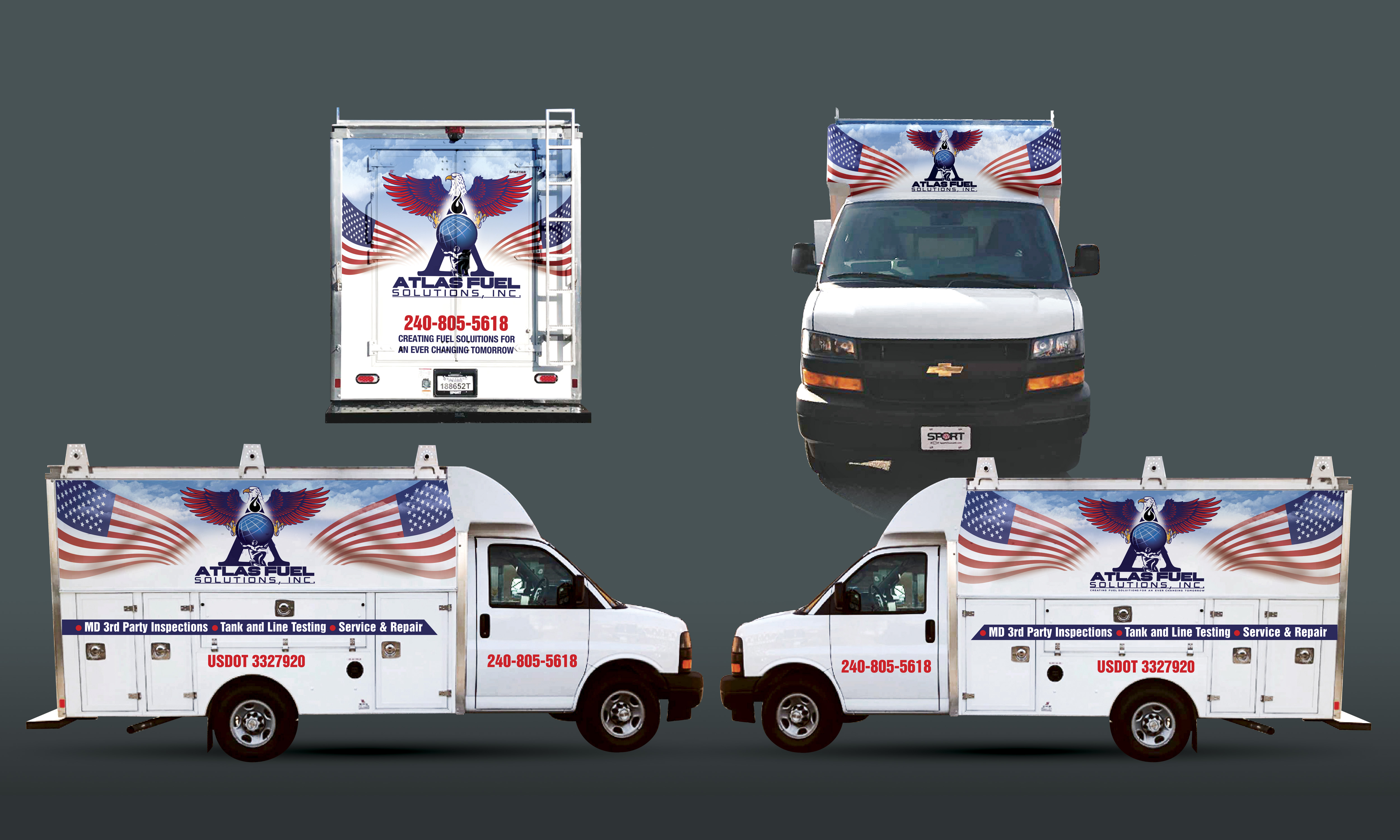 Graphic Design by Grafix Hive for Atlas Fuel Solutions INC. | Design #24755975
