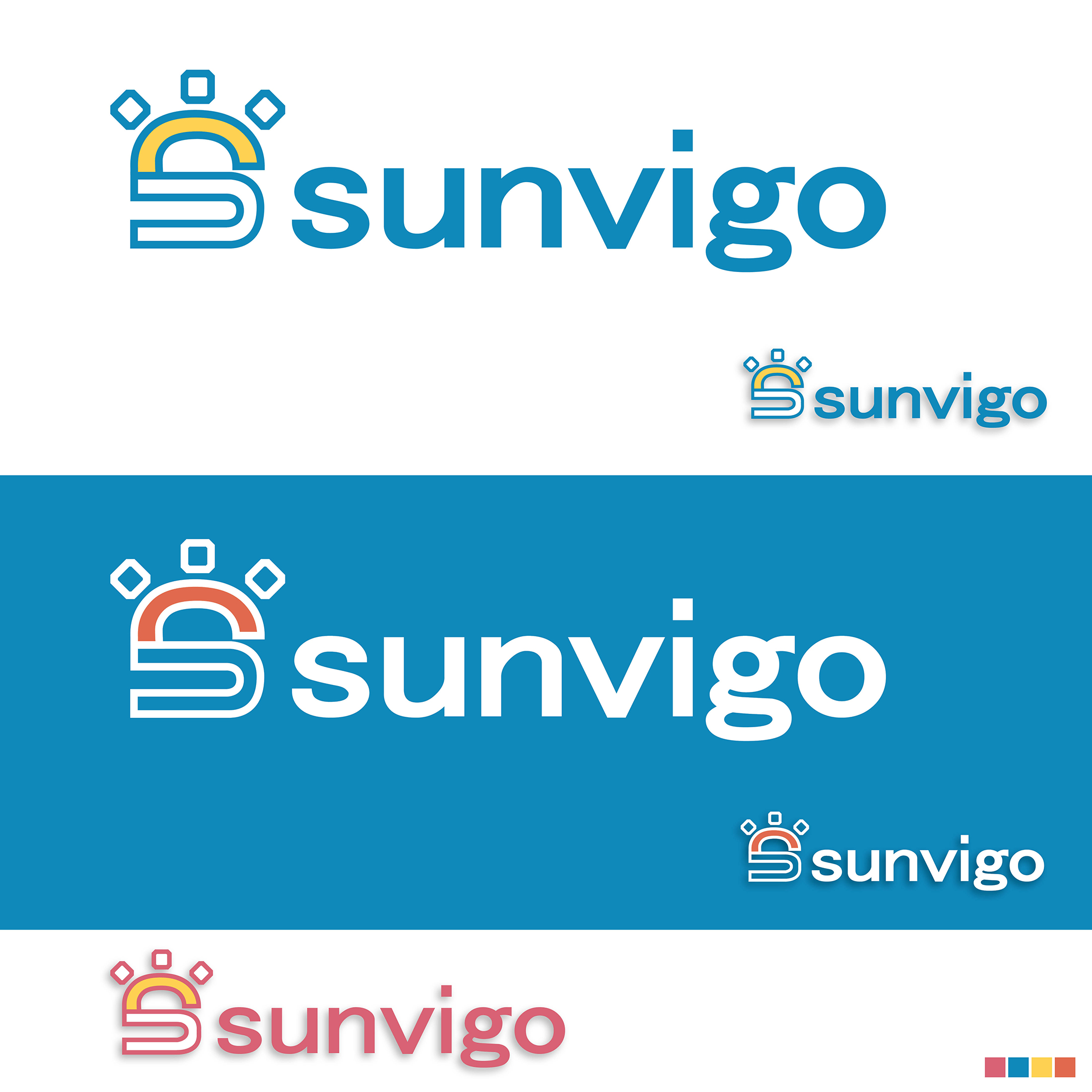 Logo Design by ripsaikia 2 for Sunvigo | Design #24644166