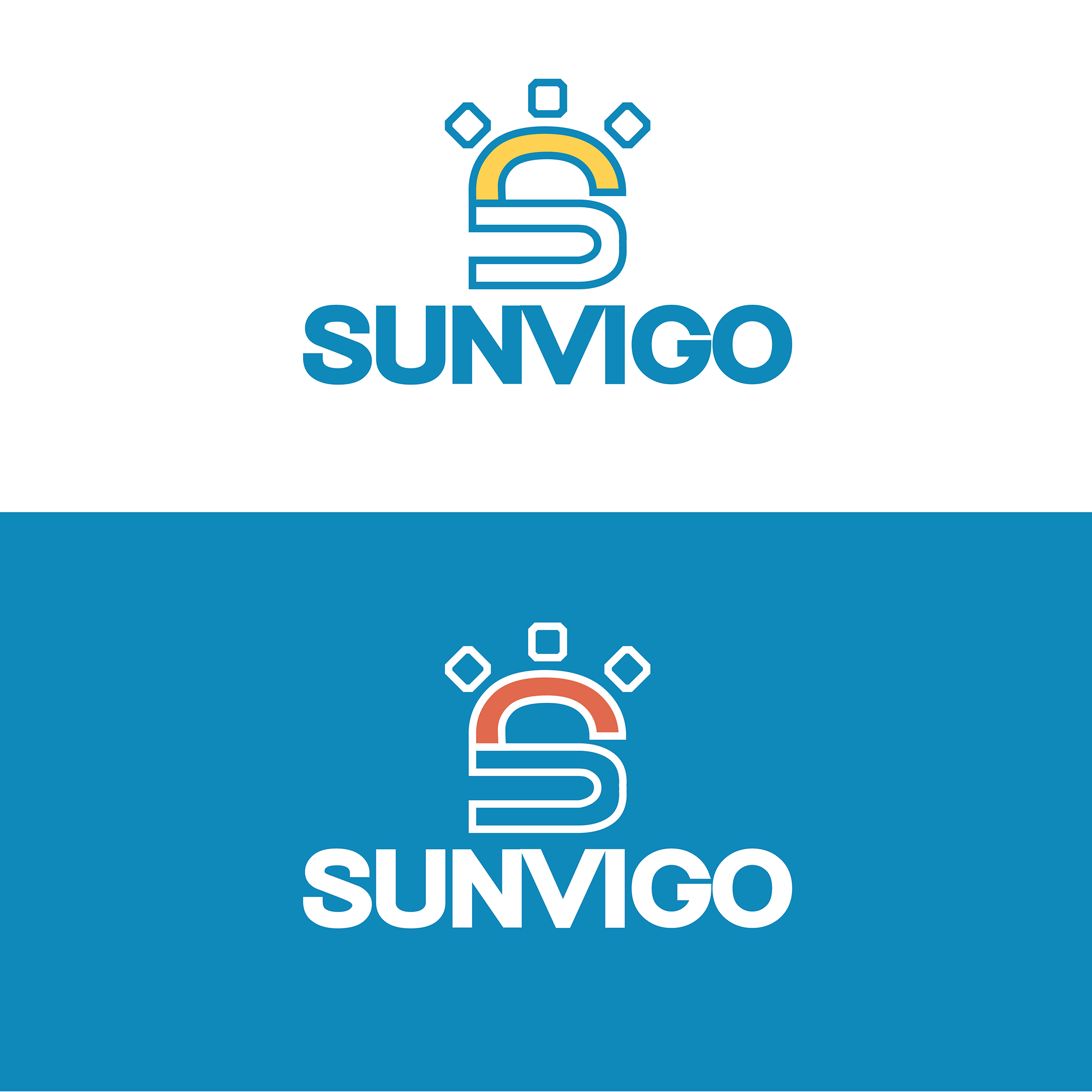 Logo Design by ripsaikia 2 for Sunvigo | Design #24644170