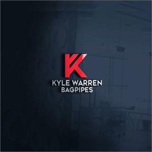 Kyle Warren Bagpipes | Logo Design by Arham Hidayat