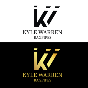 Kyle Warren Bagpipes | Logo Design by BJY