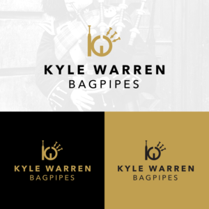 Kyle Warren Bagpipes | Diseño de Logo por simple mind